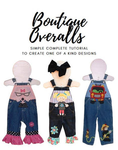 Give plain Overalls a Boutique Touch!