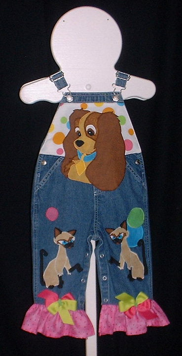 Give plain Overalls a Boutique Touch!